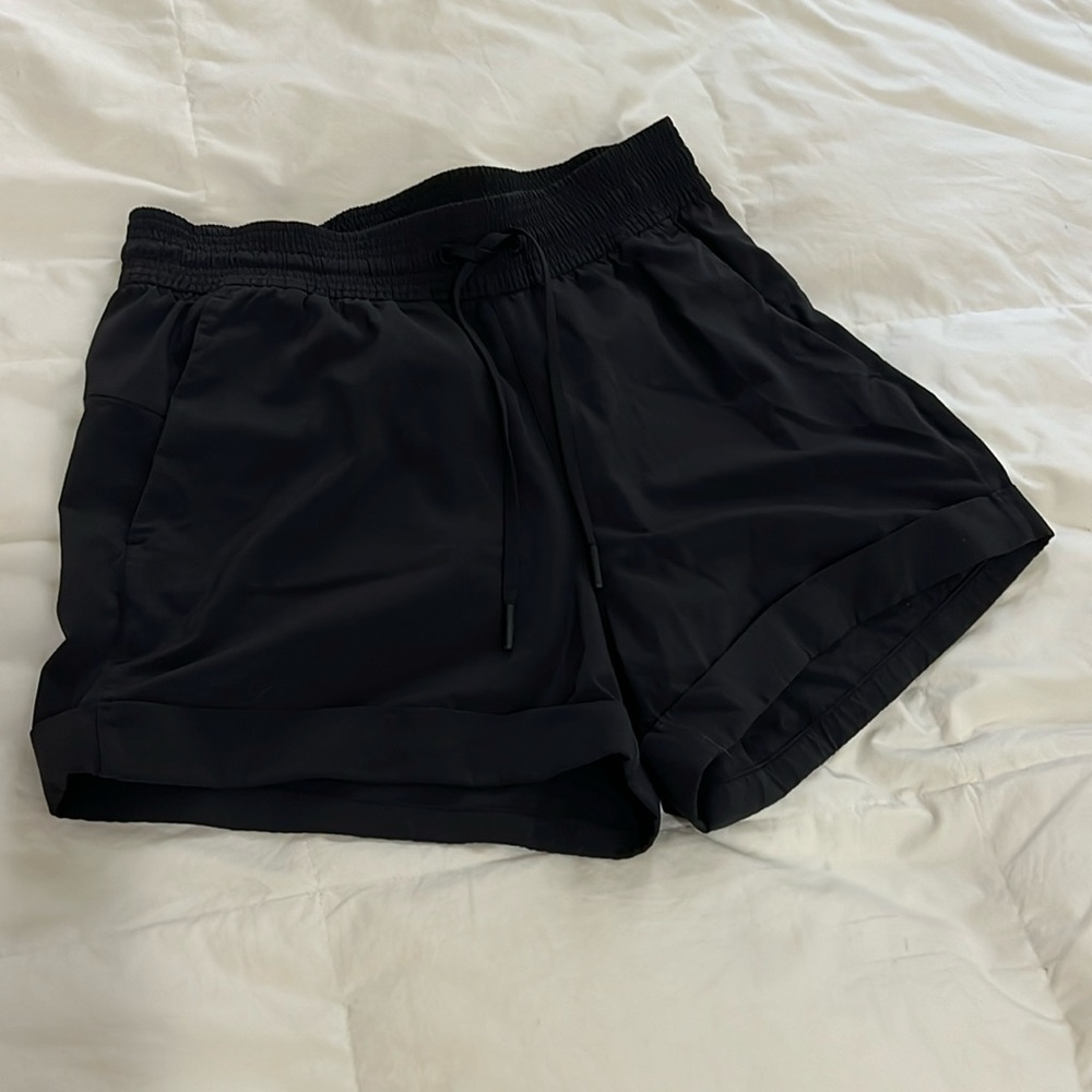 Lululemon brand size 4 black shorts